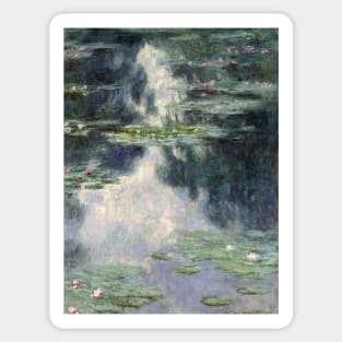 Pond with Water Lilies by Claude Monet Sticker